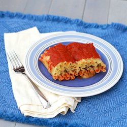 Sweet Potato Spinach Pesto Lasagna