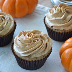 Pumpkin Spice Latte Cupcakes