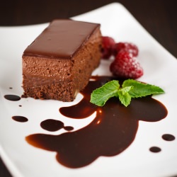 Truffle Cake with Chestnuts