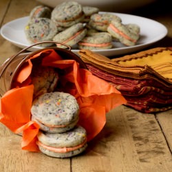 Mini Halloween Confetti Cookies