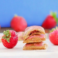 Strawberry Frosted Pop Tart Pies