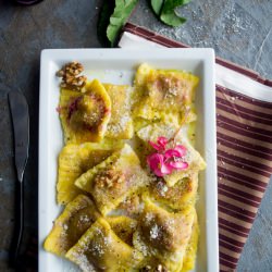 Beet & Goat Cheese Ravioli