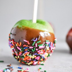 bourbon caramel apples