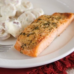 Dilly Salmon and Potatoes
