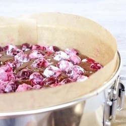 brownies with sour cherries