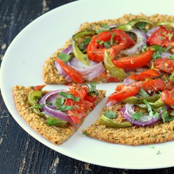 Mung Bean Sprout crust Pizza