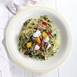 Spinach & Bell Pepper Pasta