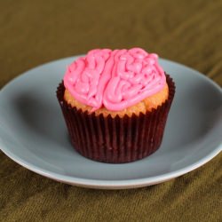 Halloween Brain Cupcakes