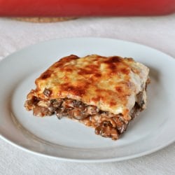 Classic Lasagna with Mushrooms