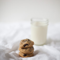 Hazelnut Dark Chocolate Cookies