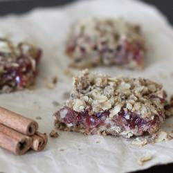 Spiced Gooseberry Oat Bars