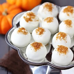 Pumpkin Cream Cheese Truffles