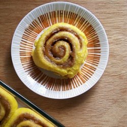 Pumpkin Cinnamon Streusel Buns