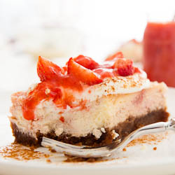 Strawberry Lime Cheesecake