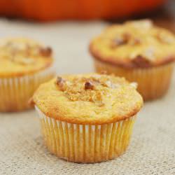 Pumpkin Walnut Muffins