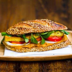 Tofu Sandwich with Golden Spread