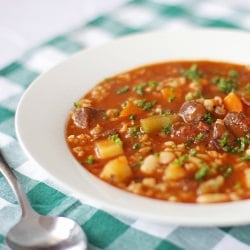 Vegetable, Beef, and Barley Soup