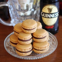 Pretzels and Irish Stout Macarons