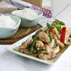 Thai Stir Fried Chicken with Basil