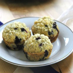 Lemon Poppy Seed Blueberry Muffins