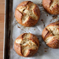 Beer Pretzel Bowls