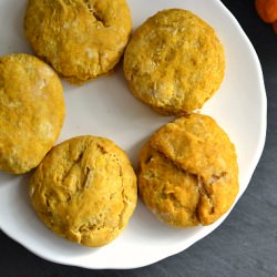 Light Pumpkin Spice Biscuit