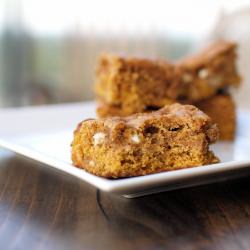 Pumpkin White Chocolate Bars