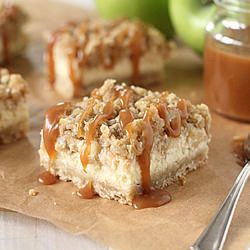 Caramel Apple Cheesecake Bars