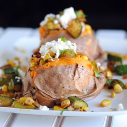 Southwestern Potatoes with Queso