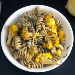 Roasted Cauliflower Pasta