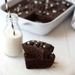 Zucchini Chocolate Sheet Cake