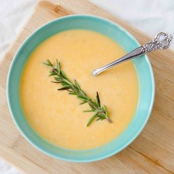 Creamy Sweet Potato Rosemary Soup