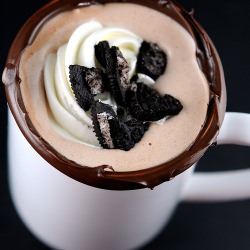 Cookie and Cream Hot Chocolate