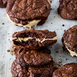 Chocolate Peanut Butter Whoopie Pie