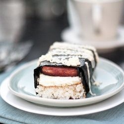 Spam & Eggs Musubi w/ Soy Mayo
