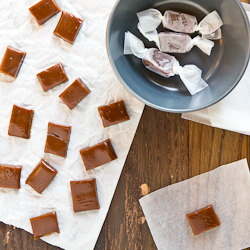 Pumpkin Spice Caramels