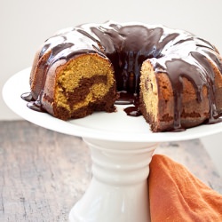 Chocolate Pumpkin Pound Cake