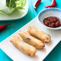 Nems with Spicy Sauce