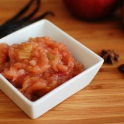 Vanilla Spiced Applesauce