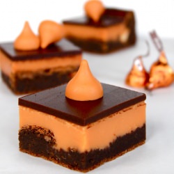Pumpkin Kiss Brownies