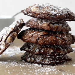 Deep Dark Chocolate Cookies