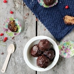 German Chocolate Cake Bites