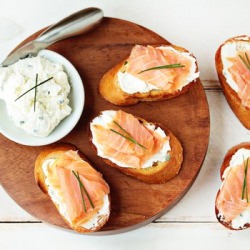Smoked Salmon Bruschetta