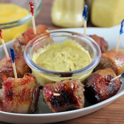 Bacon Wrapped Beer and Brats