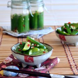 Chili and Garlic Pickled Cucumber