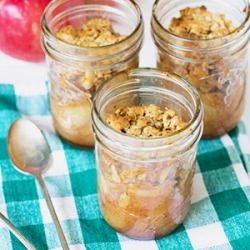 Honey Almond Apple Crisps