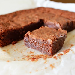 Gooey Caramel Brownies