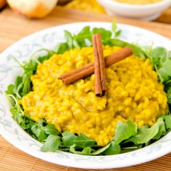 Pumpkin Curry Risotto