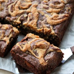 Peanut Butter Swirl Brownies
