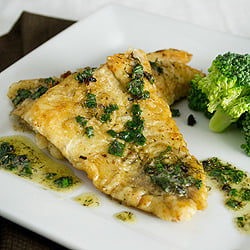 Cod with Dill Butter